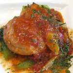 fino - (09/9昼)日向鶏とパプリカのローマ風トマト煮込み