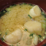 Ichizenya - お味噌汁の具は麩でした。