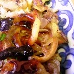 かどや - モダン焼き：特に端っこはサクサククリスピー