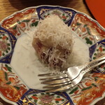 割烹一文 - 無花果のデザート