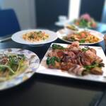 ル　シャン  - 大皿コース一例