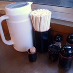 立川熟成寝かせ蕎麦たかや - 卓上