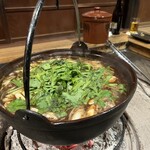 柳家 - 味噌仕立ての熊鍋