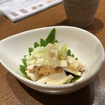 てづくし料理茶房 よし坊 - 自然薯の千切りポン酢