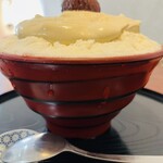 こひる庵 - くり丼サイズ1650円　ラムミルク変更100円