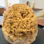 こひる庵 - こちらは本日の味見氷　シナモンミルクティー　お友達オーダーを写真だけ（╹◡╹）♡