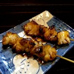 焼鳥 あばれん坊 - アブラ～、たれ。