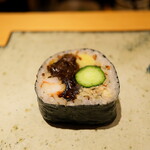 鮨 さいとう - なにげない太巻き、かんぴょうがとてもおいしい。