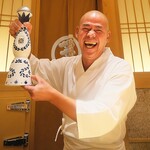 鮨 さいとう - 特別なお酒の話題となり、奥から持ってきた。うちにもあるぞーって(^^♪