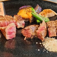 鉄板焼レストラン八景 - 葉山牛希少部位ランチ
