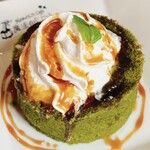 Hawaiian Cafe 魔法のパンケーキ - 魔法のパンケーキ 抹茶、完成！