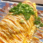 神戸鉄板 長田いっしん - オムソバ（中には美味しい焼きそばが入ってます）