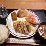 ごはん畑 - ポークソティ定食