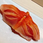 銀座 鮨 奈可久 - 和歌山の赤貝