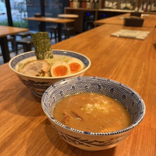 You can also eat Tsukemen (Dipping Nudle) supervised by Tsujita!