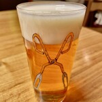 Nakano Tongu - トングの絵柄のグラスがかわいいビール