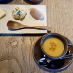 京都祇園茶寮 - コーンポタージュ