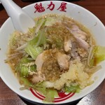 ラーメン 魁力屋 - にんにく背脂醤油ラーメン