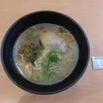 河童壽司 秋田御所野店 - 「博多一双」監修　博多豚骨ラーメン：５３９円（税込）【２０２３年１１月撮影】