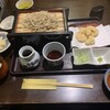 手打ちそば くら家 - 辛味大根おろしそば(冷)と小海老てんぷら