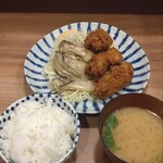 Tonkatsu Odayasu - 牡蠣ミックス定食