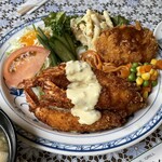 Kissakompa - エビフライ定食＼(・o・)/!