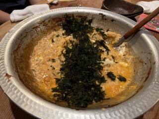 Gyosai Diya Tahei - これが一番美味しい　アオサはかき混ぜない。口の中で軽く混ぜる。飲み込む時に喉の奥で味わう。アンコウの全て(『どぶ』)がここにある。すご〜く旨い。説明出来ない(しろw)