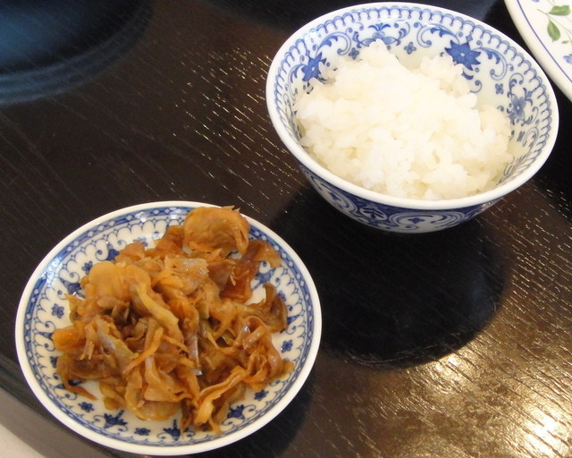 ザーサイ、ライス