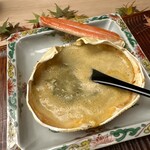 緒方 - 蟹味噌　甲羅酒
