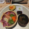 シラカバ - 天然ハマチ海鮮丼のセット