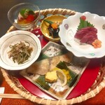 松葉荘 - 料理写真:籠盛りの5品