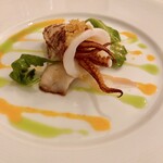 小笠原伯爵邸 - 白イカの炙り