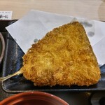 ゆで太郎 もつ次郎 - アジフライ