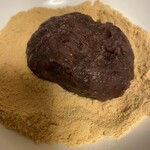 柿安 口福堂 - きな粉があまったので 小豆の おはぎに付けて食べてみたよ(*´ ³ `)ﾉGood!!(･ω･)(笑)