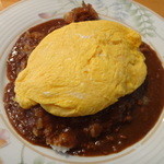 ルー・ド・メール - ドライ・カレー　オムレツのせ