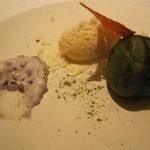 リベルテ・ア・ターブル・ド・タケダ - デザートの抹茶フォンダンショコラ