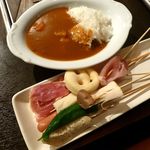 串家物語 - 串ネタ、カレー(2013/11/16撮影)