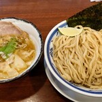 中華そば 千乃鶏 - 特製鰹昆布水つけ麺(塩) 1,350円