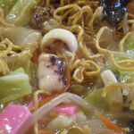 長崎ちゃんぽん・皿うどん 球磨 - 皿うどんにも　げそ!(今後に期待)