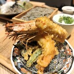 石挽き十割蕎麦 玄盛 東梅田店 - 【蕎麦飲み】自然薯や京赤地鶏、充実の蕎麦前に挽きぐるみの十割蕎麦〜♪