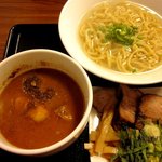 Garew - 釜揚げつけ麺（魚介みそ）！