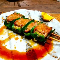 鳥茂 - ピーマン肉詰め
