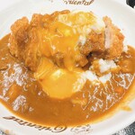 オリエンタルカレー本舗 - ロースカツカレー(温玉トッピング)