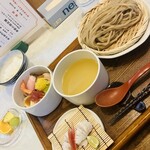 中華そば麦右衛門 - こちらも夏の傑作！鱧の冷やしつけそば(^ ^)