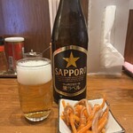 百日紅 - ビールにはしっかりおつまみが