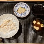 豪龍久保 - 松茸ご飯 味噌汁 香の物