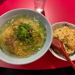 南海飯店 - ネギラーメンセット