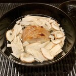 豪龍久保 - 松茸と白甘鯛のお椀