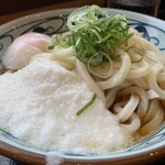 丸亀製麺 - とろ玉うどん（冷）（大）