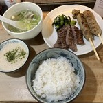 Gyuutan Nishi - ミックス定食＆とろろ